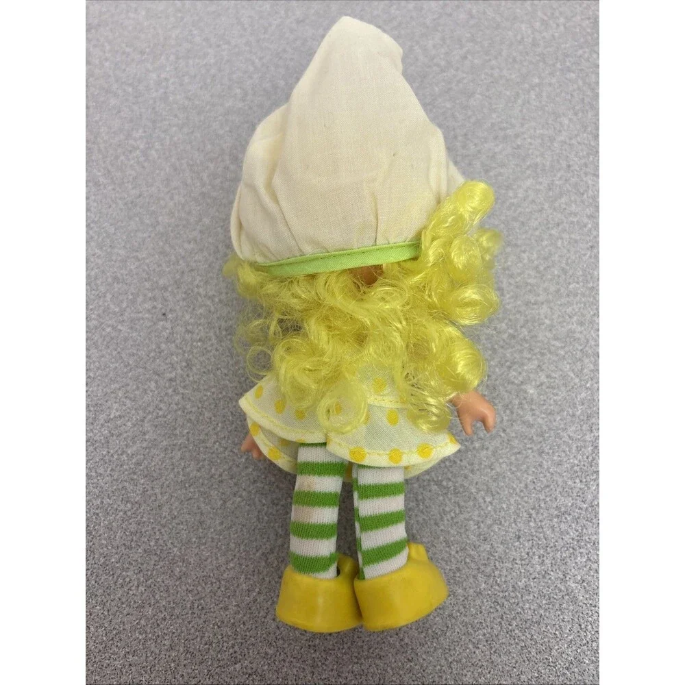 VTG 1979 Strawberry Shortcake Lemon Meringue Doll And Frappe Frog Pet, Red Comb